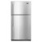 Maytag - 21 Cu. Ft. Wide Top Freezer Refrigerator with EvenAir Cooling Tower and BrightSeries LED Lighting - Stainless Steel-Front_Standard