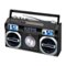 Studebaker - Master Blaster 5W Boombox with Bluetooth - Black-Front_Standard