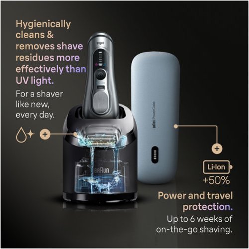 Braun Series 9 Pro+ 9677cc Wet/Dry Electric Razor with 6 in 1 SmartCare Center - Silver WHERE TO BUY