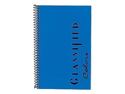 TOPS - 1-Subject Notebooks, 5.5" x 8.5", Narrow Ruled, 100 Sheets, (73506) - Blue