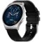 Motorola - Moto 120 Bluetooth Smartwatch with AMOLED Display - Black|Silver - (2024)-Front_Standard