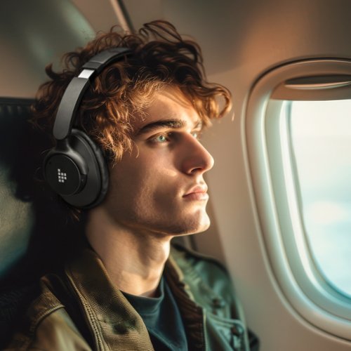 Tronsmart Q20 Active Noise Cancelling Headphones, Wireless Over-Ear Bluetooth Headphones, 60H Playtime, Deep Bass, Comfort Fit - Black BUY IN SAUDI ARABIA