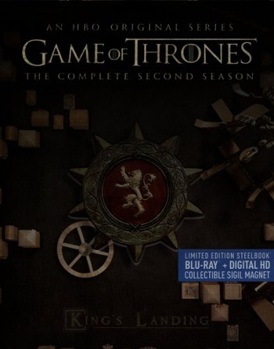  Game of Thrones: The Complete Second Season [Includes Digital Copy] [Blu-ray] [5 Discs] [SteelBook]
