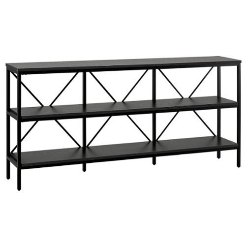 Camden&Wells - Kira Console Table - Blackened Bronze/Black Grain-Angle_Standard 