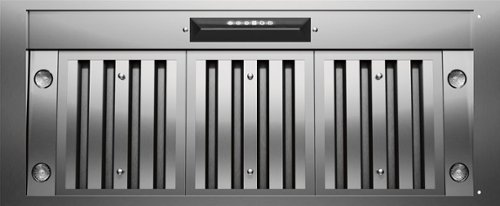 Zephyr - 38 inches - Externally Vented - Range Hood Insert - Stainless Steel-Front_Standard 