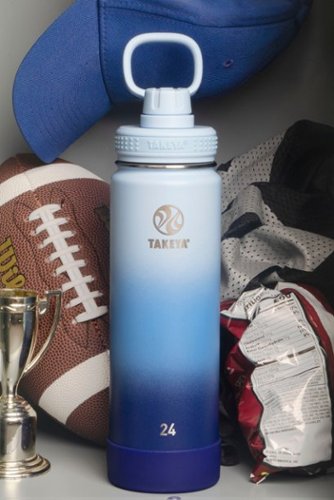 Takeya Actives Ombre 24-oz. Water Bottle with Spout Lid - Pacific Blue GLOBAL SHIPPING
