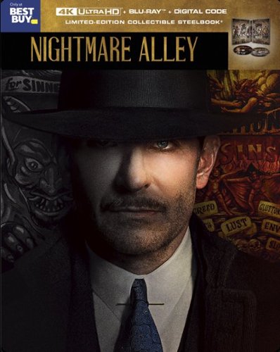  Nightmare Alley [SteelBook] [Includes Digital Copy] [4K Ultra HD Blu-ray/Blu-ray] [Only @ Best Buy] [2021]