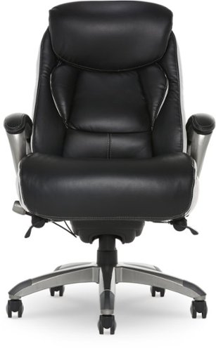  Serta - Lautner Executive Office Chair - Black with White Mesh Accents