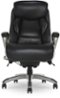 Serta - Lautner Executive Office Chair with Smart Layers Technology - Black with White Mesh Accents-Front_Standard