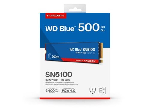 SanDisk WD Blue SN5100 M.2 2280 500GB PCI Express 4.0 x4 3D NAND