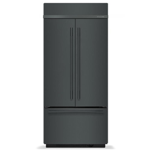 KitchenAid - 20.8 Cu. Ft. Built-In French Door Bottom Mount Refrigerator - Stainless Steel with PrintShield Finish