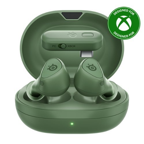 SteelSeries - Arctis GameBuds True Wireless In-Ear Earbuds with 2.4GHz/Bluetooth for XBOX One, XBOX X/S, PS5/PS4, PC, Switch/Switch 2 - Matcha