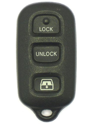 Car Keys Express - Toyota Keyless Entry Remote - 4 Buttons (Lock, Unlock, Hatch Glass, and Panic) - Black