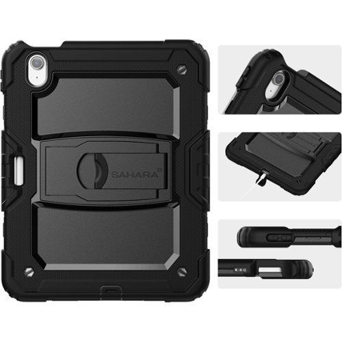 SaharaCase Raider Series Heavy-Duty Case for Apple iPad Air 13 M3/M2 - Scorpion Black SHOP ONLINE