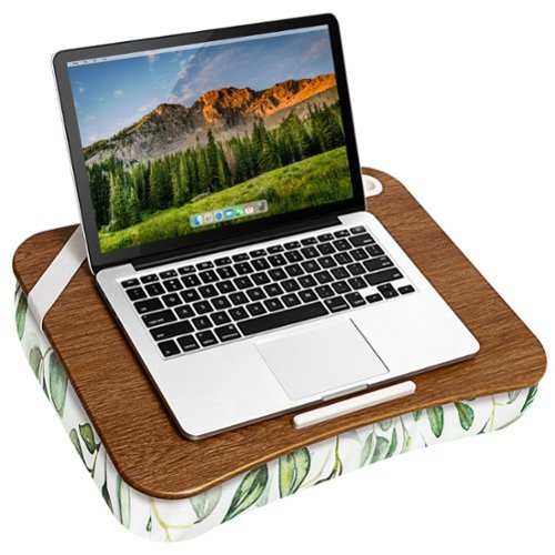 LapGear - Designer Lap Desk (Fits up to 15" Laptop) - Watercolor Leaves