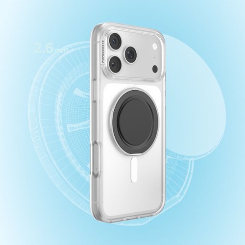 PopSockets Low-Pro Grip for MagSafe, Ultra-Thin Magnetic Phone Grip with Kick-Out Stand - Black BUY IN MIDDLE EAST