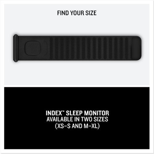 Garmin Index Sleep Monitor Size: S/M - Black WORLDWIDE DELIVERY