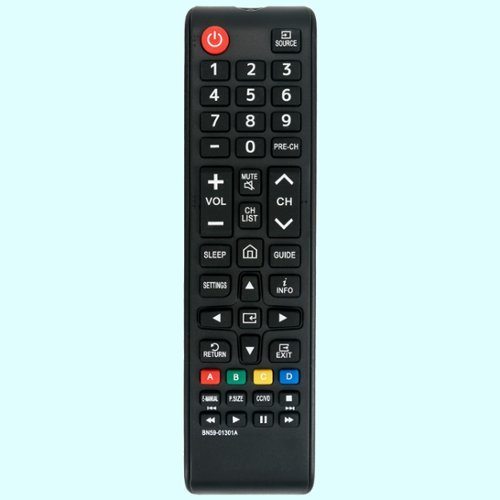 ALLIMITY - Replacement Universal Remote BN59-01301A, Fit for Samsung 2018 TV NU7300 NU730D NU7100 NU7200 NU710D NU6950 NU6900 - Black-Front_Standard 