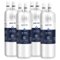 GLACIER FRESH - EDR1RXD1 Refrigerator Water Filter Compatible with W10295370A, WHR1RXD1, 4 Pack-Front_Standard