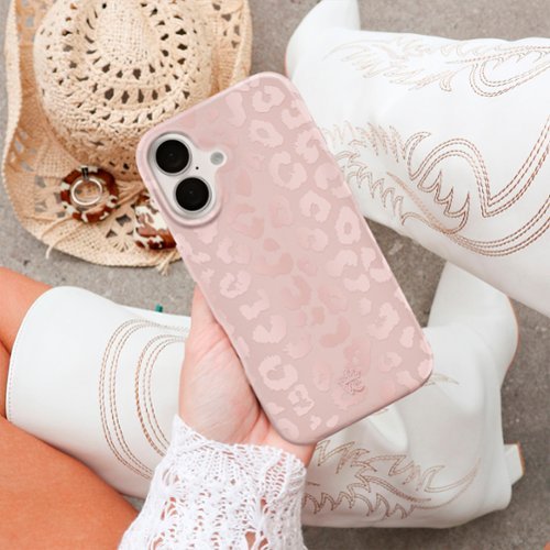 VELVET CAVIAR Magsafe Case for Apple iPhone 16 Plus - Leopard Nude WORLDWIDE DELIVERY