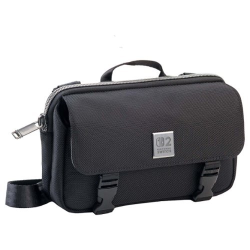 RDS Industries Nintendo Licensed Game Traveler Deluxe Crossbody Bag Case for Nintendo Switch 2 - Black WORLDWIDE DELIVERY