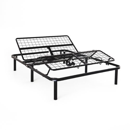 Lucid Comfort Collection - Queen Adjustable Base-Front_Standard 