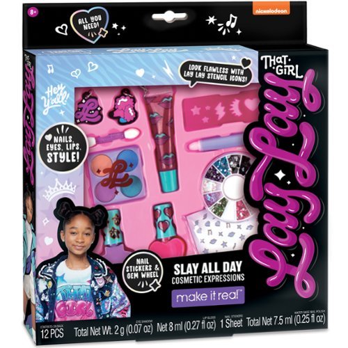 Make It Real - That Girl Lay Lay: Slay All Day Cosmetic Expressions Set, 12 Pieces