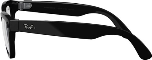 Ray-Ban Meta Skyler (Gen 1) glasses with Meta AI, Audio, Photo, Video Compatability - Clear Lenses - Shiny Black BUY IN AUSTRALIA