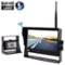 Pyle - Rear View Camera with Monitor - Wireless Backup Camera And Monitor Kit w/ 7" 1080p HD IPS TFT LCD Panel & IR Night - Black-Front_Standard