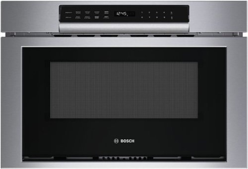 Bosch - 800 Series 1.2 Cu. Ft. Built-In Drawer Smart Microwave with Sensor Cooking - Stainless Steel