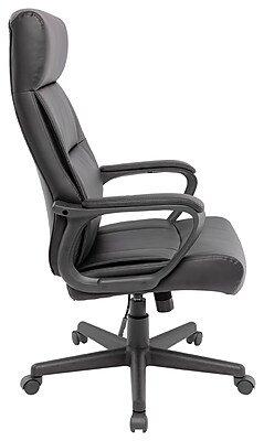Staples Rutherford Luxura Ergonomic Faux Leather Swivel Manager