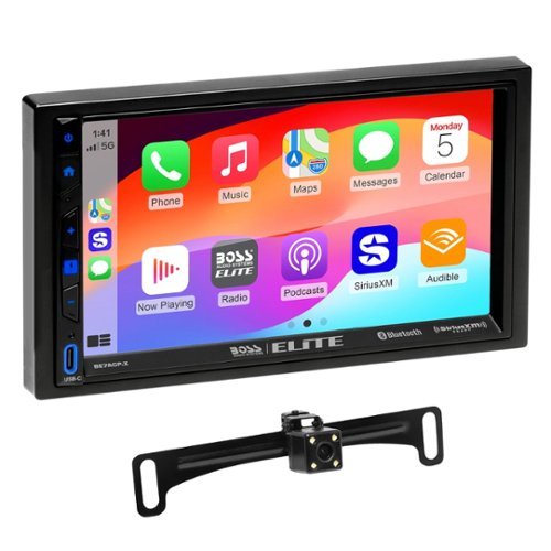 Boss - BE7ACP.XC Double-DIN 7" Digital Multimedia with Backup Camera-Front_Standard 