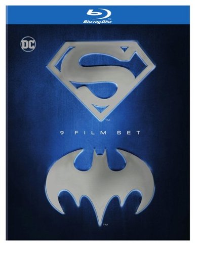  Batman and Superman: 9-Film Set [Blu-ray]