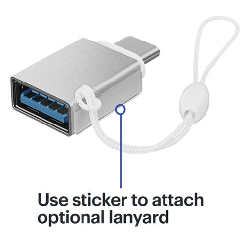 Best Buy essentials™ Female USB to Male USB-C Adapter (2-Pack) - Silver BUY IN AUSTRALIA