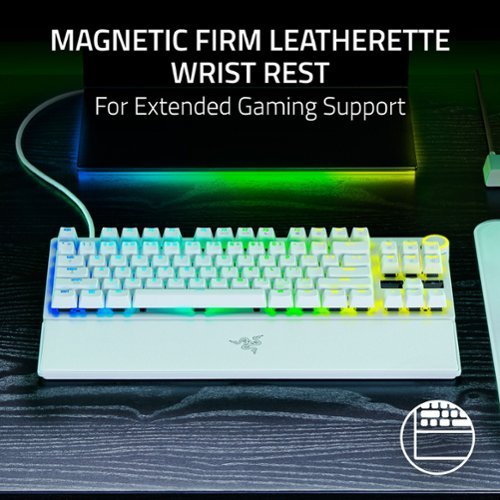 Razer Huntsman V3 Pro 8KHz TKL Wired Analog Optical Linear Switch Gaming Keyboard with Snap Tap - White BUY IN AUSTRALIA