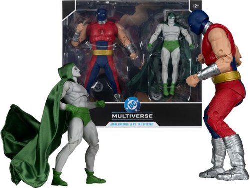 McFarlane Toys - DC Multiverse 9.9" Atom Smasher vs. 7" The Spectre (JSA: Black Vengeance) 2Pk