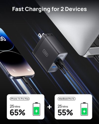 INIU 100W USB C/A Wall Charger, GaN Fast Charge with Foldable Plug for iPhone 17 16 15 14 13 Samsung Google Pixel iPad Laptop - Black HOW TO BUY