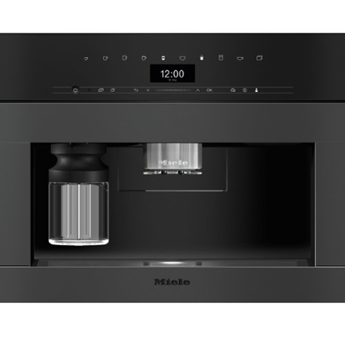 Miele - CVA 7440 24" PureLine Built-In Coffee Machine with DirectSensor Display - Clean Touch Steel-Front_Standard 