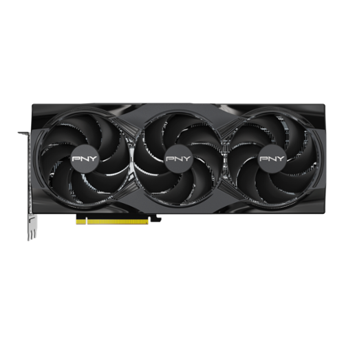 PNY - GeForce RTX 5090 32GB OC GDDR7 PCI Express 5.0 Graphics Card with Triple Fan - Black-Front_Standard 