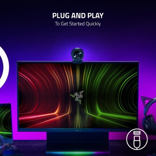 Razer Kiyo X 1902 x 1080 Webcam with Full HD Streaming - Black WHERE TO BUY