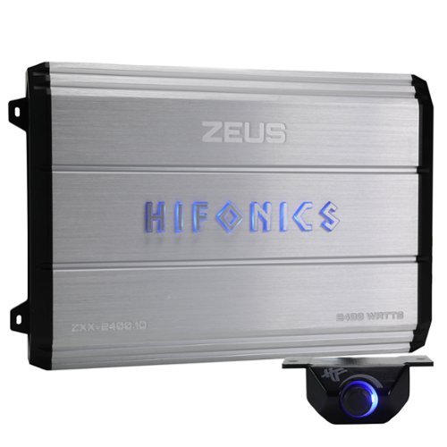 Hifonics Zeus 2400W Max Class D Monoblock Car Audio Amp & Bass