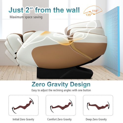 Relaxe Zero Gravity Shiatsu Massage Chair with Heating (SL