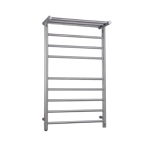 Pursonic - Wall Mount Electric Towel Warmer with 8 Heated Bars Plus 3 Non-heated Bars - Silver-Front_Standard 
