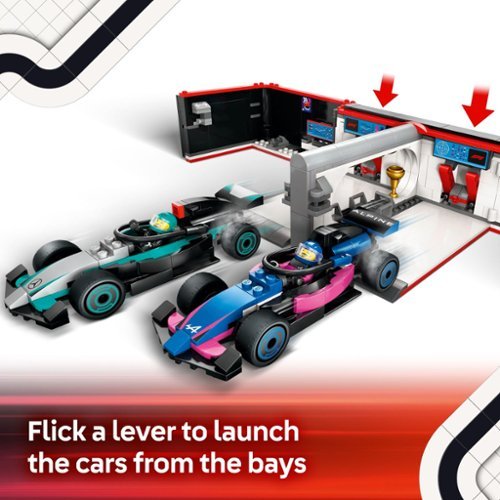 LEGO City F1 Garage & Mercedes-AMG & Alpine Cars Toy 60444 WORLDWIDE DELIVERY