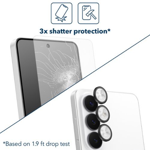 Insignia™ Glass Screen and Lens Protectors for Samsung Galaxy S26 (3-Pack) - Clear GLOBAL SHIPPING