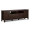 Simpli Home - Warm Shaker SOLID WOOD 72 inch TV Media Stand For TVs up to 80 inches - Russet Brown-Front_Standard