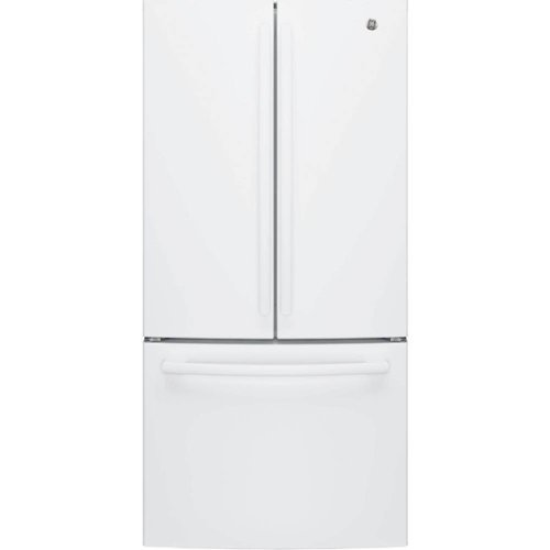 GE - 24.7 Cu. Ft. French Door Refrigerator - High Gloss White