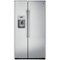 GE - Profile Series 22.1 Cu. Ft. Side-by-Side Counter-Depth Refrigerator-Front_Standard 