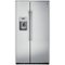 GE - Profile Series 22.1 Cu. Ft. Side-by-Side Counter-Depth Refrigerator-Front_Standard