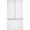 GE - 28.5 Cu. Ft. French Door Refrigerator - High Gloss White-Front_Standard